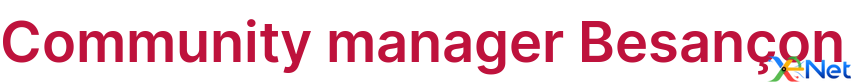Community manager Besançon